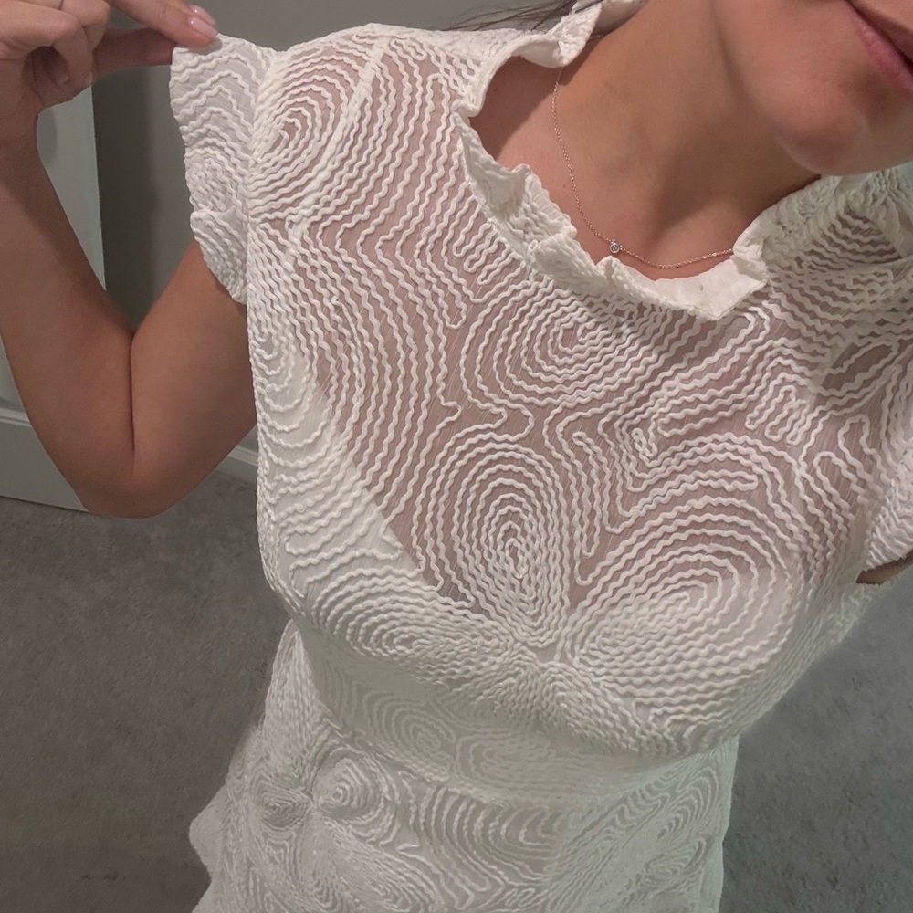 Anthropologie White Dress - Picture 7 of 7